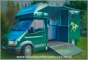 2 Horse Renault Master Maxi Box by Champion Horse Boxes...