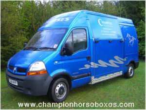 2 Horse Renault Master Maxi Box by Champion Horse Boxes...